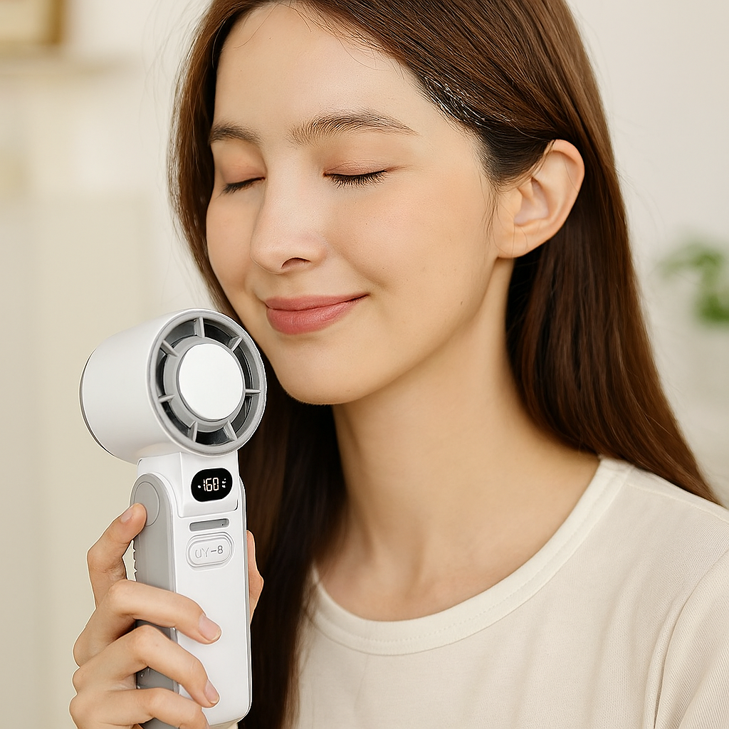 KINSCOTER Outdoor Foldable Portable Handheld Fan Mini