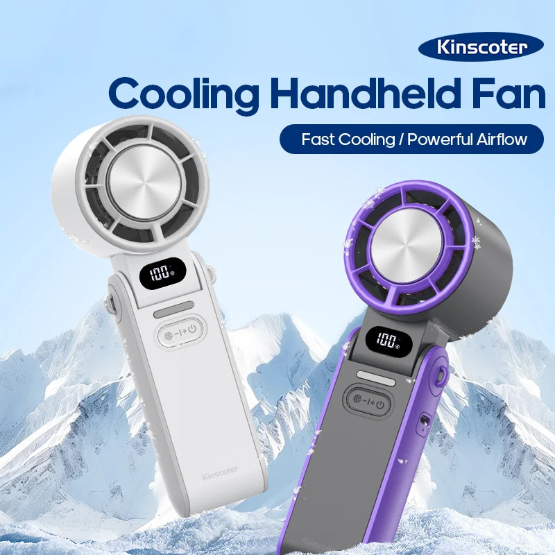 KINSCOTER Outdoor Foldable Portable Handheld Fan Mini