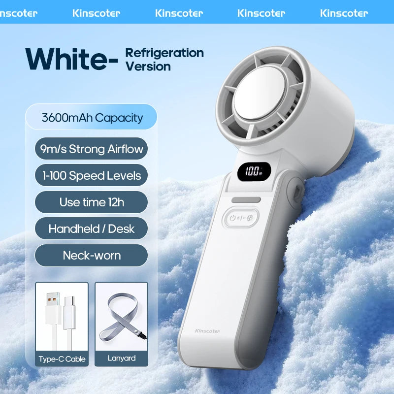 KINSCOTER Outdoor Foldable Portable Handheld Fan Mini